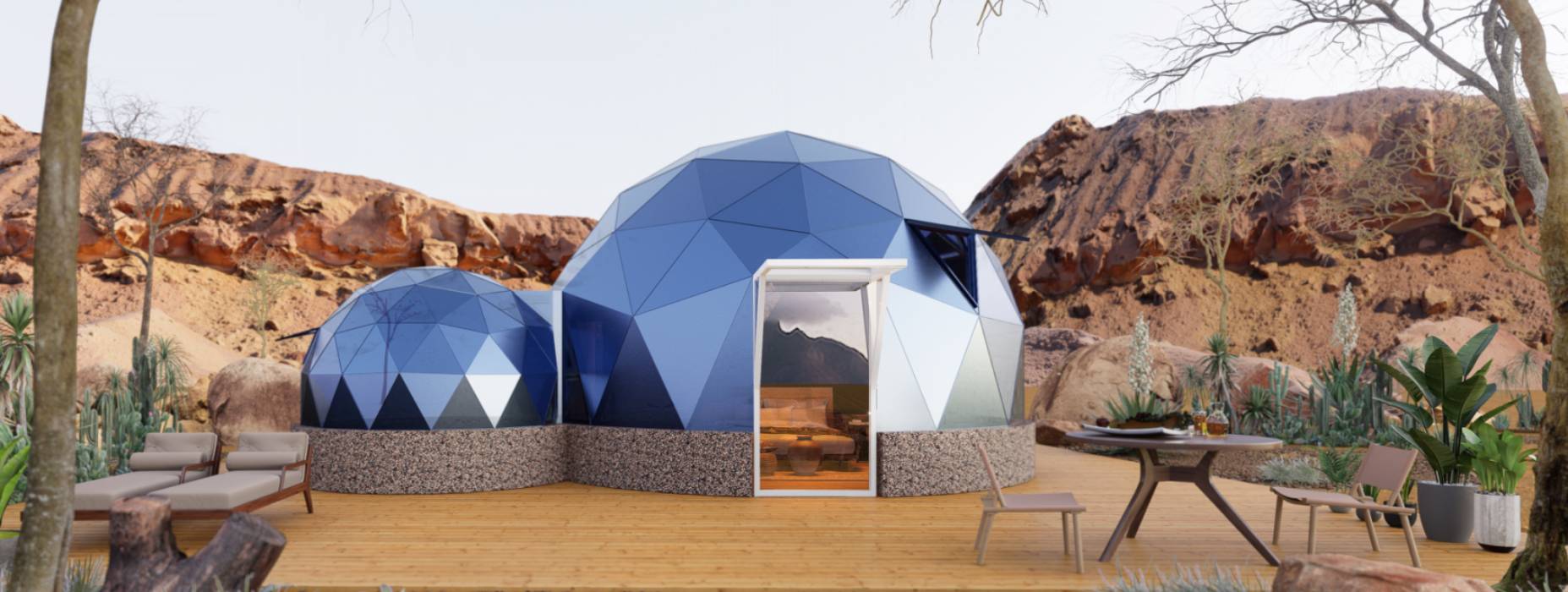 江北区球形智能光伏玻璃星空房